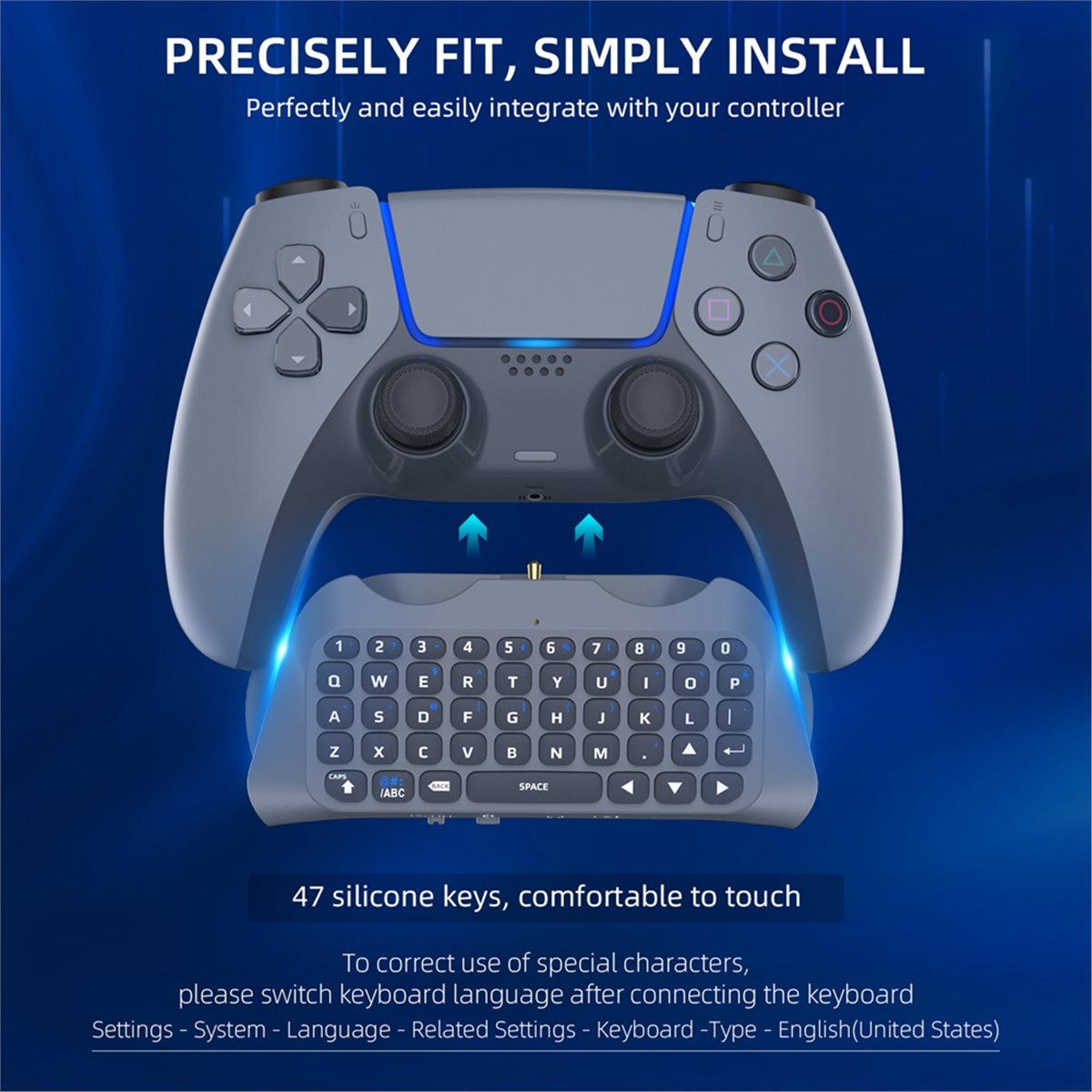 Gaming Accessories White - goodidea Tastiera Wireless da Gaming 3.5mm