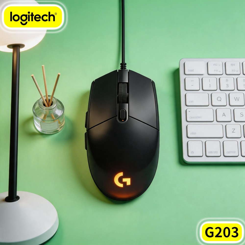 Logitech Mouse G203 - Mouse da Gaming Cablato Logitech G203,