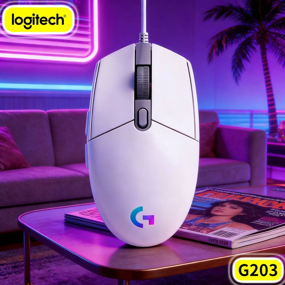 Logitech Mouse G203 - Mouse da Gaming Cablato Logitech G203