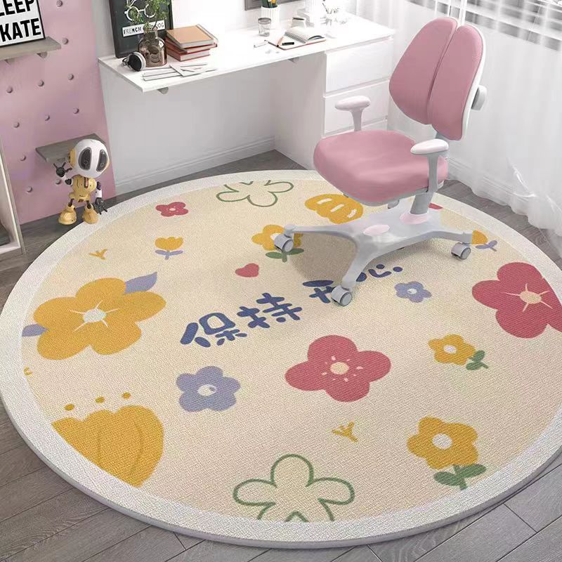 Desk Corner Mat - Tappeto rotondo per cameretta dei bambini