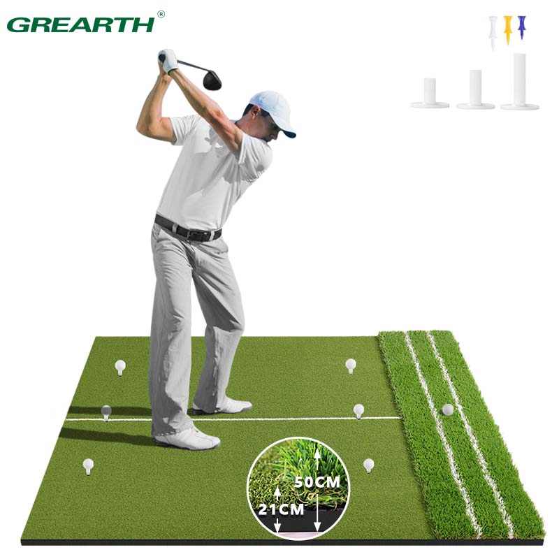 Desk Corner Mat - Tappetino da Golf Premium Dual-Turf: Tappetino