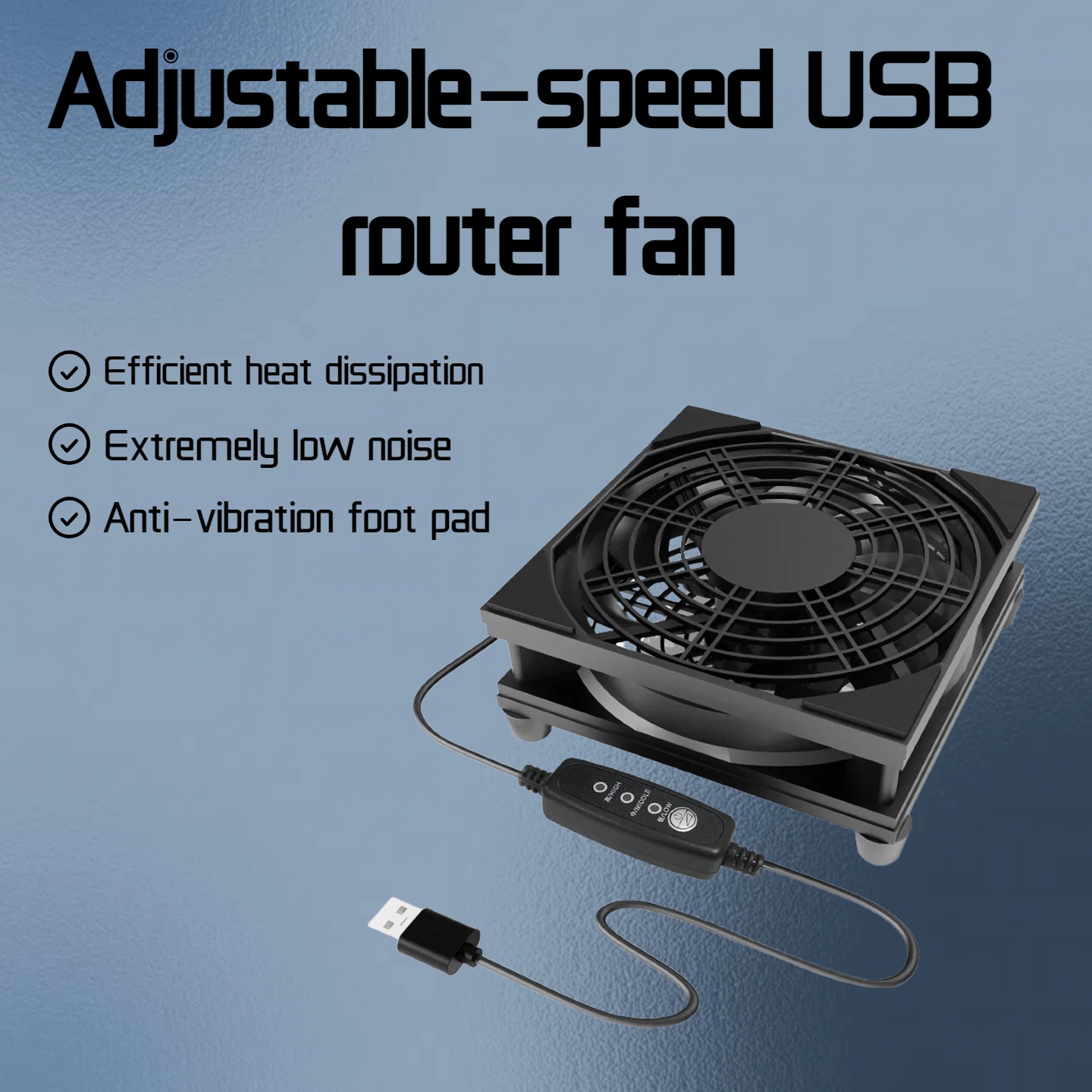 Fan Hub Rgb Controller - Ventilatore regolabile a 3 velocità con