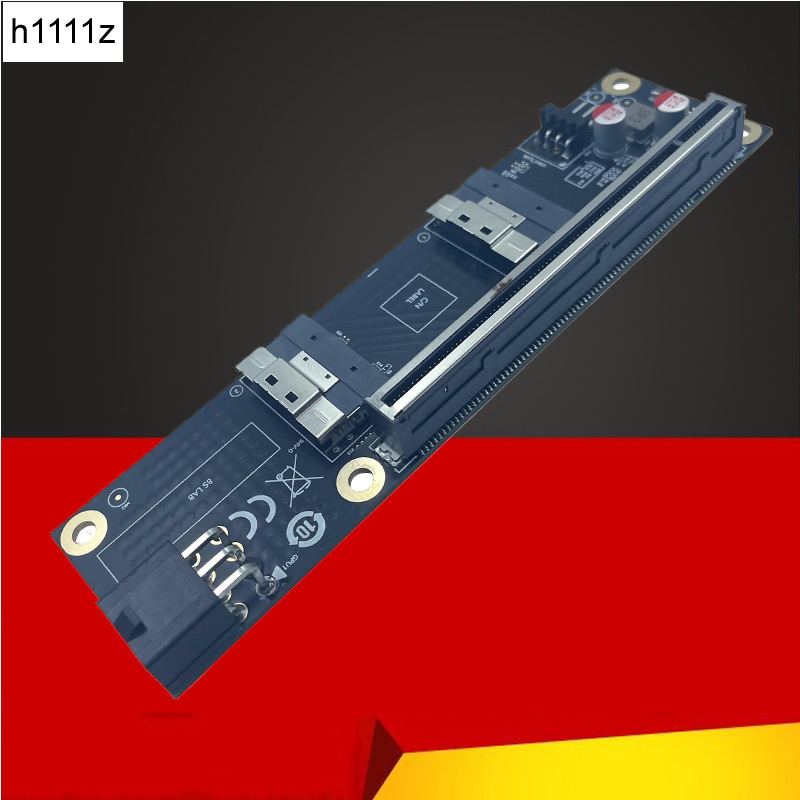 Vertical Gpu Bracket - NUOVA scheda adattatore slot SlimSAS 8i