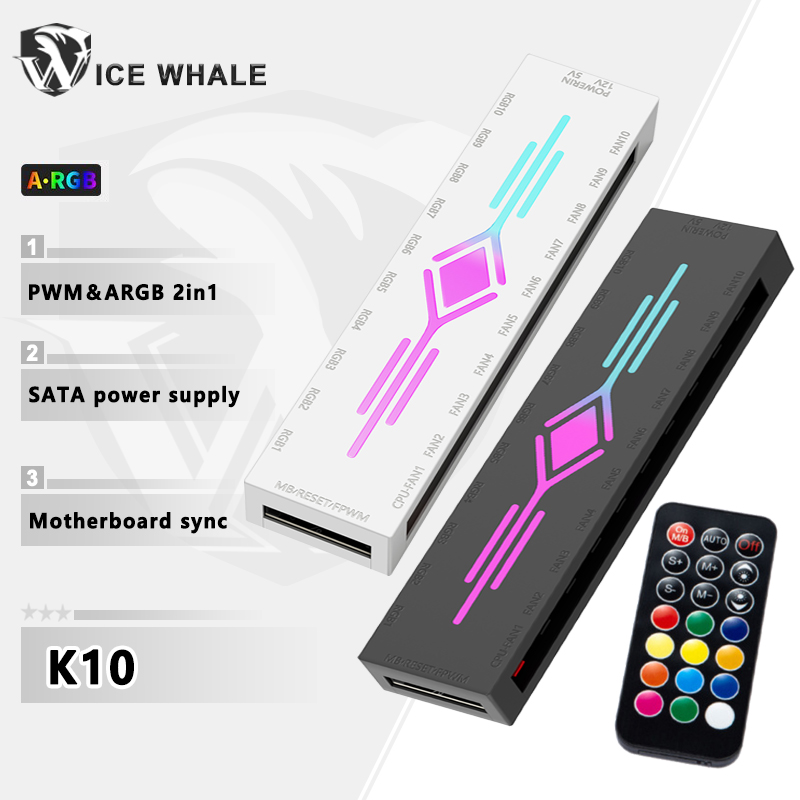 Hub per Ventole Case ICE Whale - Fan Hub Rgb Controller recensione e prezzo