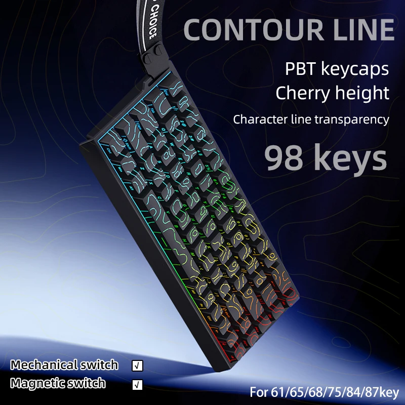 Copritasti PBT Contour KM98: p - Gaming Accessories Aesthetic recensione e prezzo