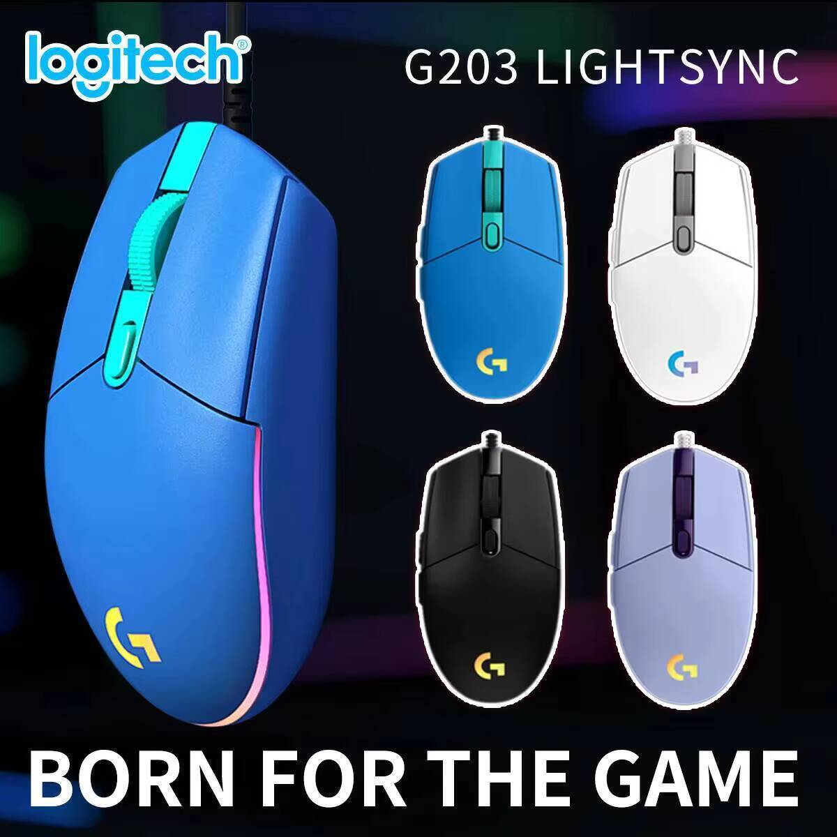 Mouse da Gaming Cablato RGB Lo - Logitech Mouse G203 recensione e prezzo