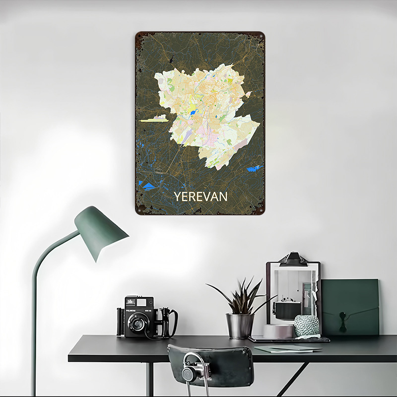 Poster in Latta con Mappa dell - Vintage Gaming Accessories recensione e prezzo