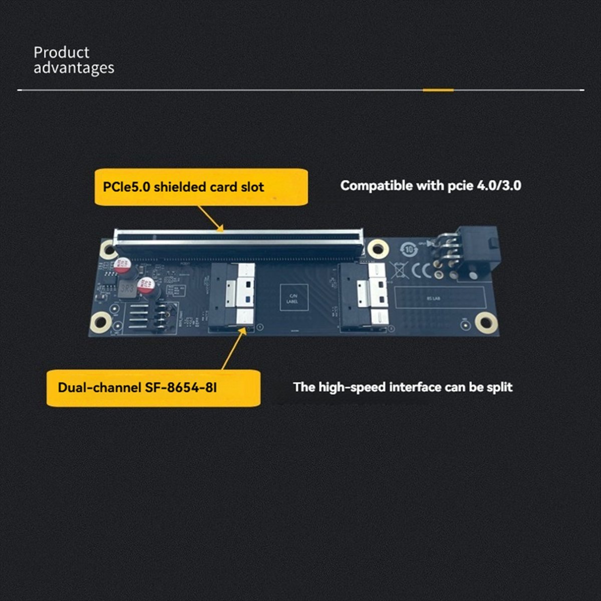 Scheda adattatore A10I PCI-E 4 - Vertical Gpu Bracket recensione e prezzo