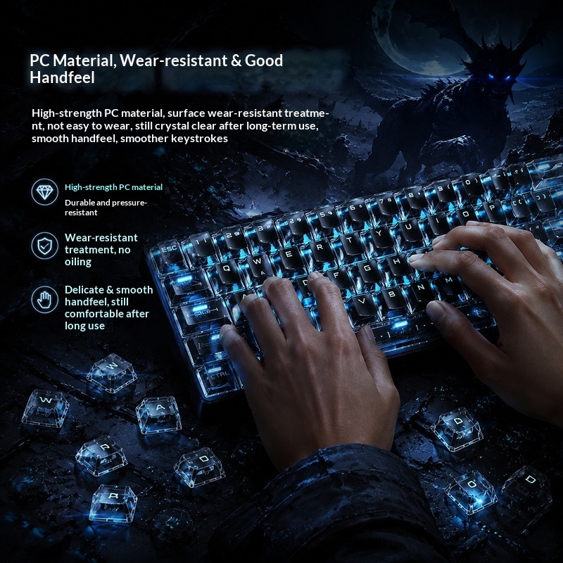 Tasti Retroilluminati Traspare - Gaming Accessories White recensione e prezzo