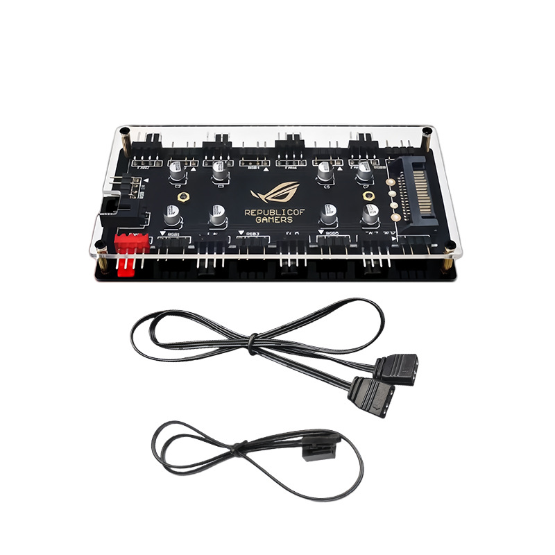 Hub Ventole ARGB PWM a 8 Porte - Fan Hub Rgb Controller recensione e prezzo