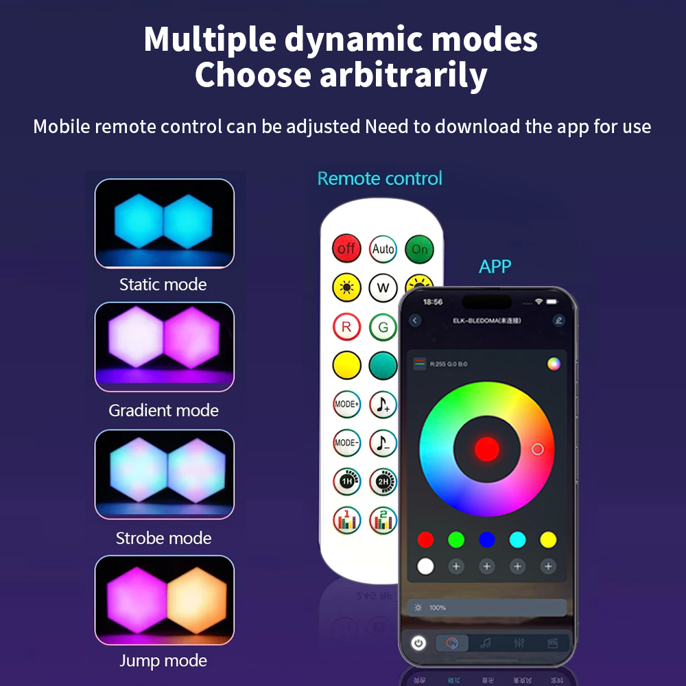 Lampada da Parete RGB Intellig - Gaming Accessories Bedroom recensione e prezzo