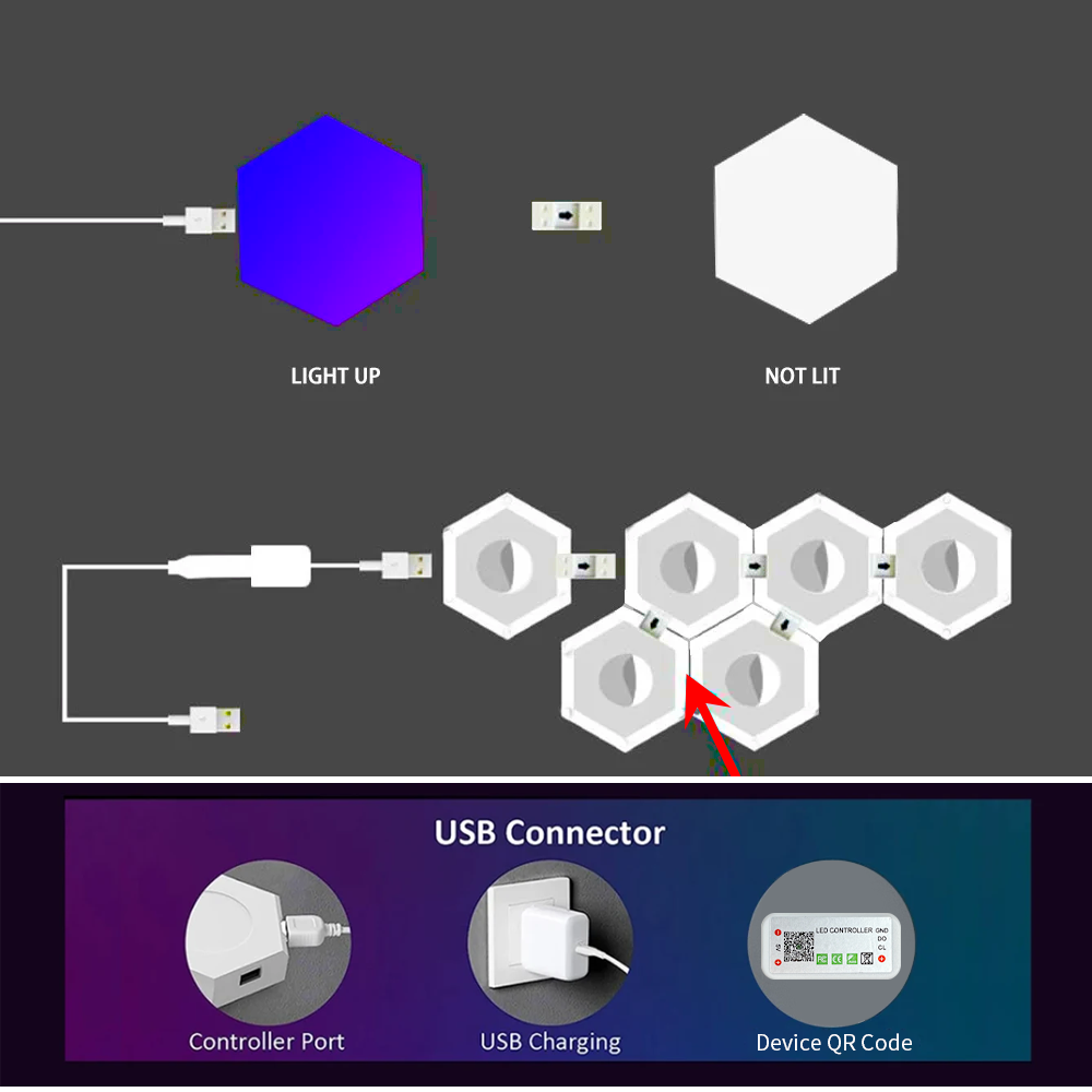 Lampada da Parete RGB Intellig - Gaming Accessories Bedroom recensione e prezzo